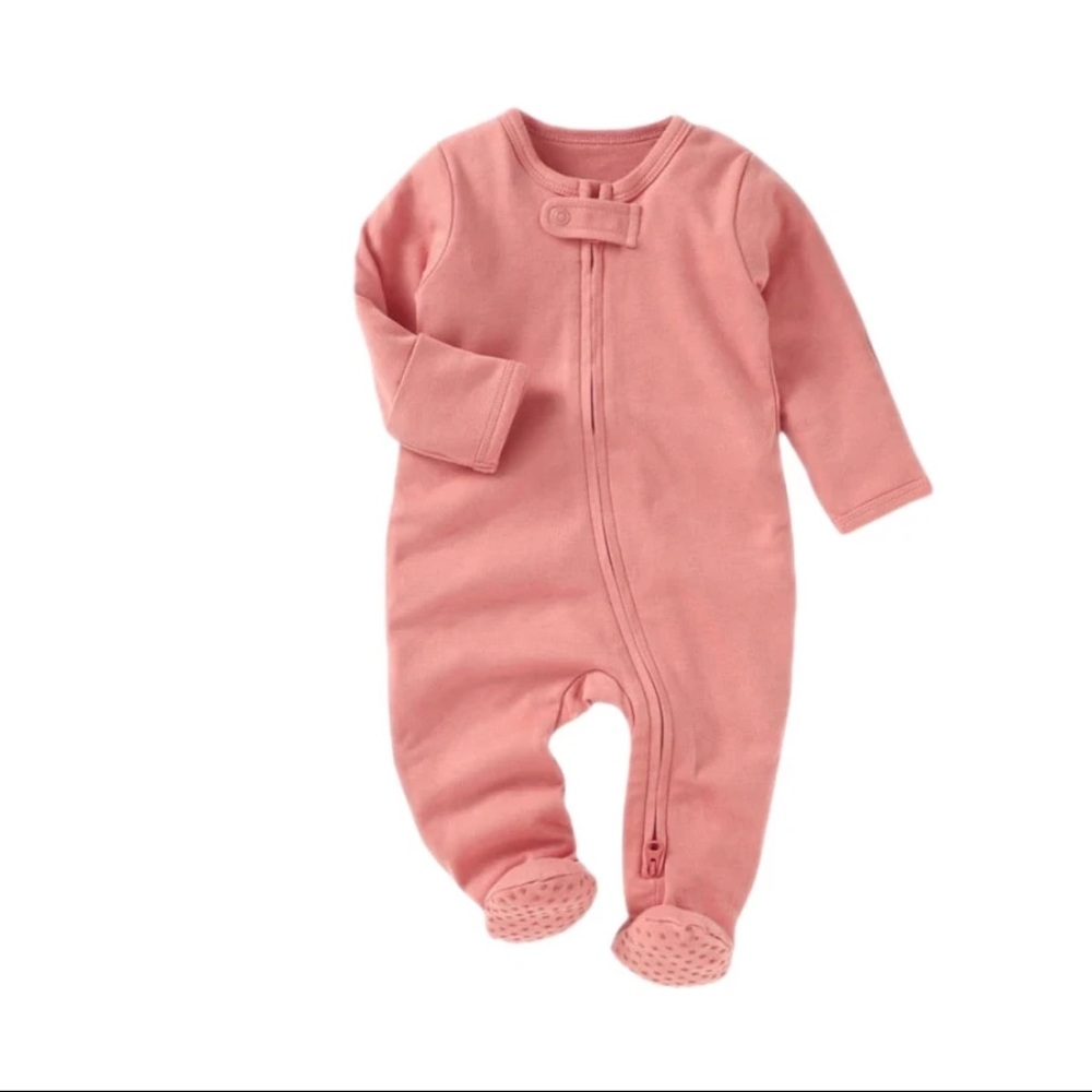 Organic Cotton Footed Baby Sleepers NB to‎ 24 Months